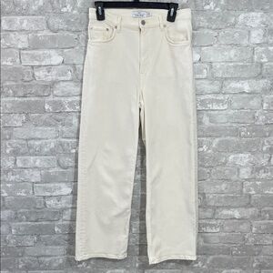 & Other Stories Straight Leg Jeans in Off-White
